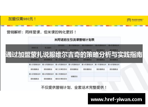 通过加盟蒙扎说服维尔吉奇的策略分析与实践指南